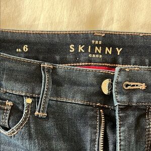 White House Black Market Blue Cropped Ankle Pants